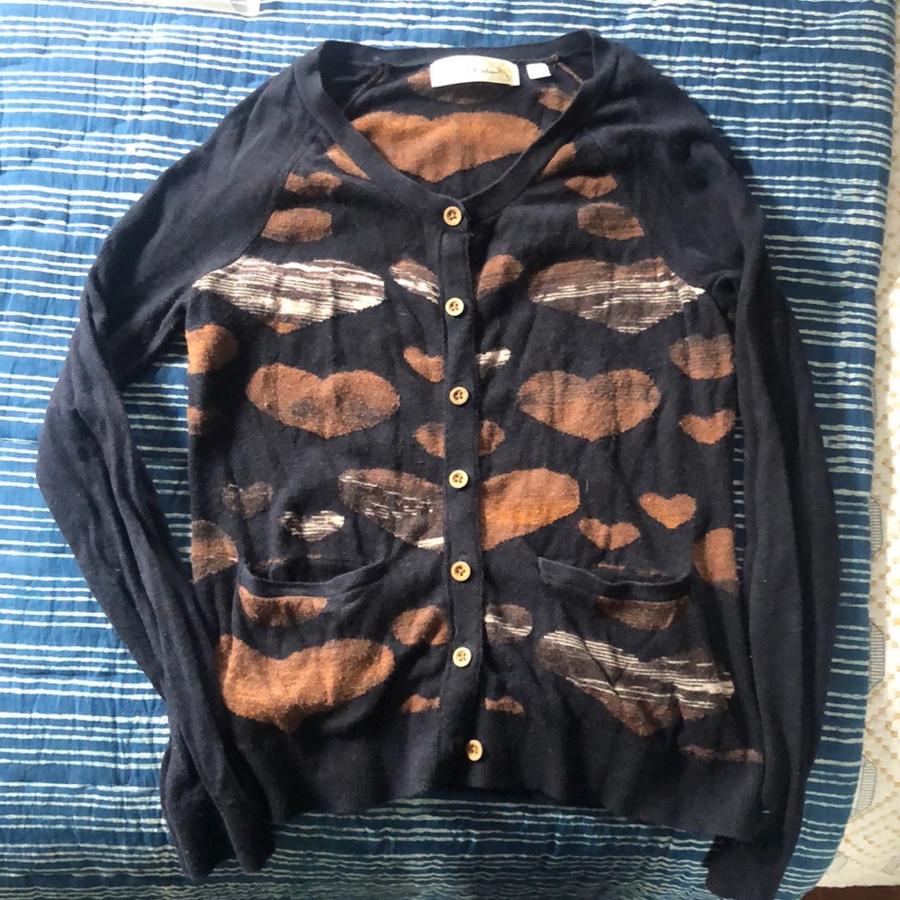 Anthropologie Hearts sweater